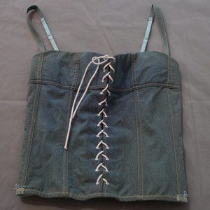 Denim Corset